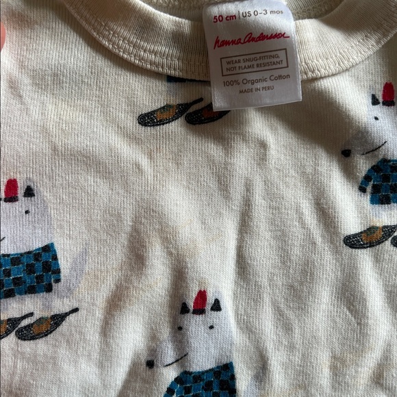 Hanna Andersson Pajamas 0-3 months - Picture 3 of 4